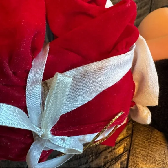 Vintage 90s Disney Santa’s Best EZ Light Minnie Mouse Chef 11" Animated Ornament - Picture 7 of 9